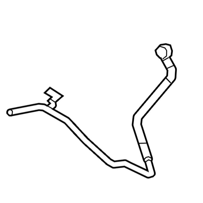 VW Engine Coolant Hose 7L0819320C